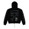Lunar New Year Limited Arrow Hooded Sports Loose Fit Black