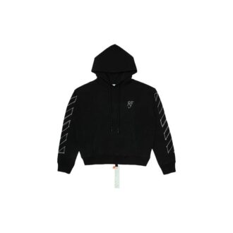 Lunar New Year Limited Arrow Hooded Sports Loose Fit Black