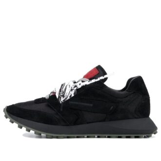 Male Off-White Arrow Sports Casual Shoes “Black White Red”