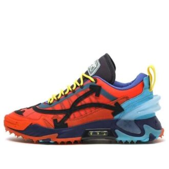 Male Off-White ODSY Sports Casual Shoes “Red Blue”