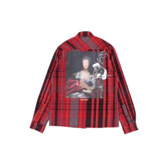 Mariana De Silva Shirt Mens Long Sleeve Plaid Shirts