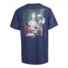 Mariana Painting Applique Short-sleeve Tee Men’ s Blue