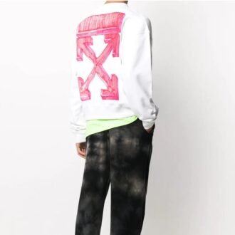 Marker Arrows Crew-Neck Sweatshirt