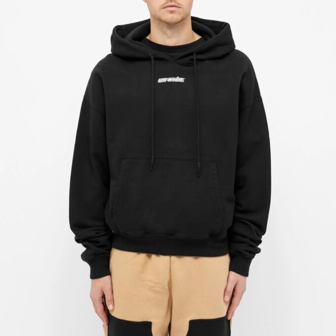 Marker Over Hoodie “Black”