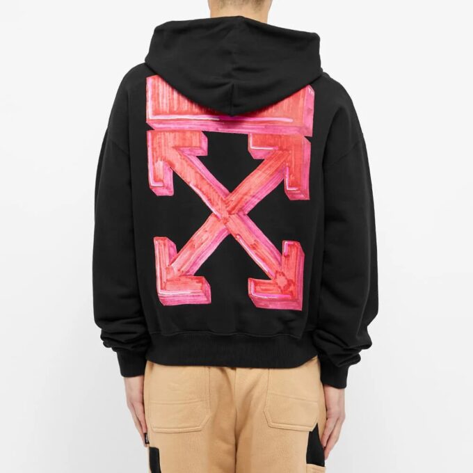 Marker Over Hoodie “Black”
