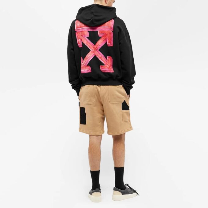 Marker Over Hoodie “Black”