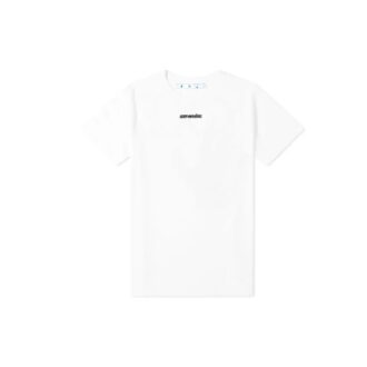 Marker Short-Sleeve Slim Tee “White/Blue”
