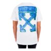Marker Short-Sleeve Slim Tee “White/Blue”