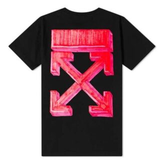 Marker Slim Tee “Black/Red”