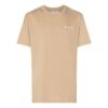 Men’ s Off-White x Browns Crossover Logo Printing Round Neck Short Sleeve Khaki