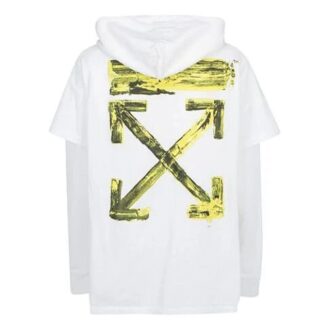 Men’ s Pullovers Street Style Long Sleeves Plain Cotton Logo White