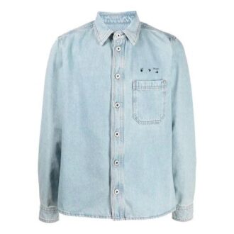 Men’ s SS21 Arrows Jeans Shirt Blue
