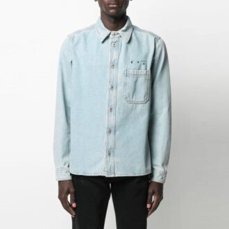 Men’ s SS21 Arrows Jeans Shirt Blue