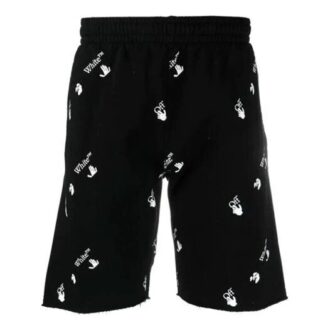 Men’ s SS21 Logo Print Short Skirt Black
