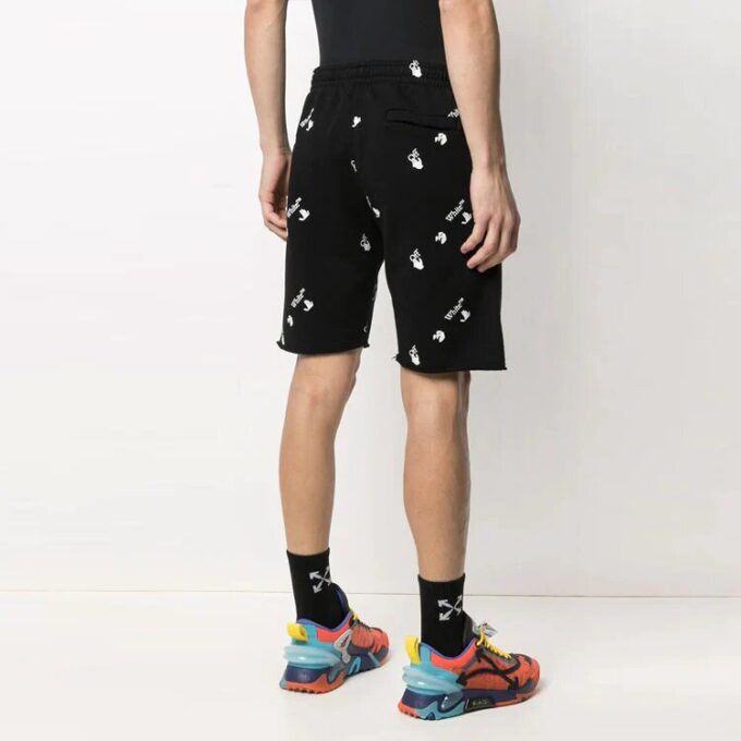 Men’ s SS21 Logo Print Short Skirt Black