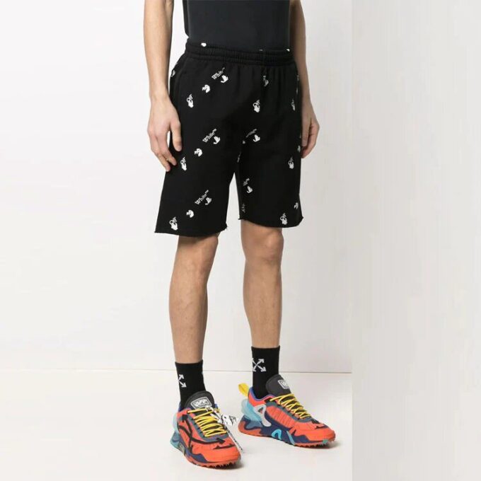 Men’ s SS21 Logo Print Short Skirt Black