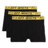 Men’ s SS21 Logo Three-pack Industrial Boxer Briefs Black