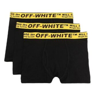 Men’ s SS21 Logo Three-pack Industrial Boxer Briefs Black