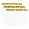 Men’ s SS21 Logo Three-pack Tripack Classic Industrial Boxer White