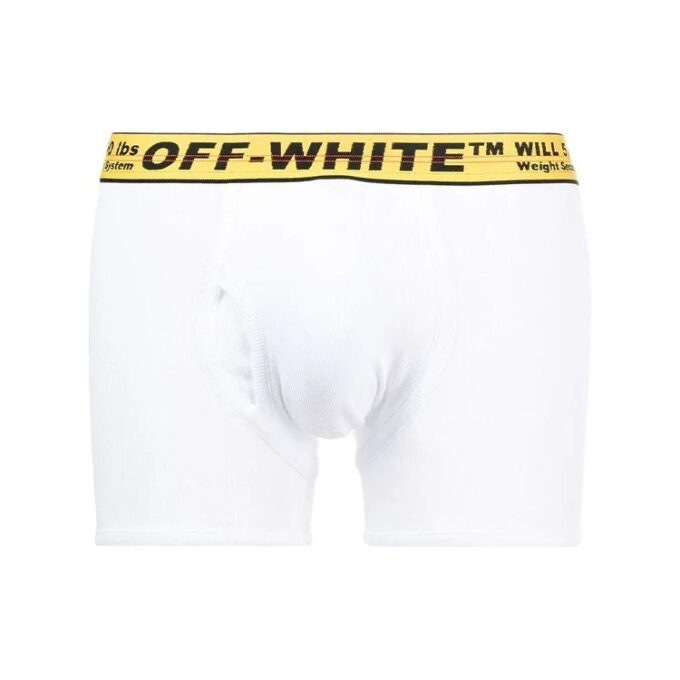 Men’ s SS21 Logo Three-pack Tripack Classic Industrial Boxer White
