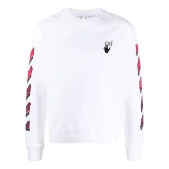 Men’ s SS21 Marker Arrows Crew Neck White