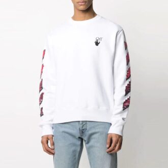 Men’ s SS21 Marker Arrows Crew Neck White