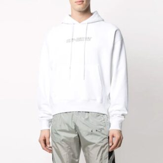 Men’ s SS21 Pascal Painting Logo Sweatshirt White