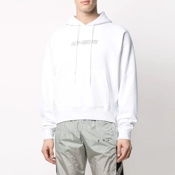 Men’ s SS21 Pascal Painting Logo Sweatshirt White