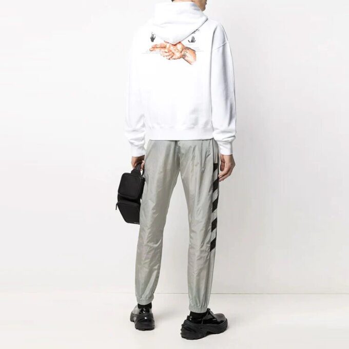 Men’ s SS21 Pascal Painting Logo Sweatshirt White