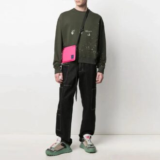 Men’ s SS21 Sports Sweatshirt Oversize Green