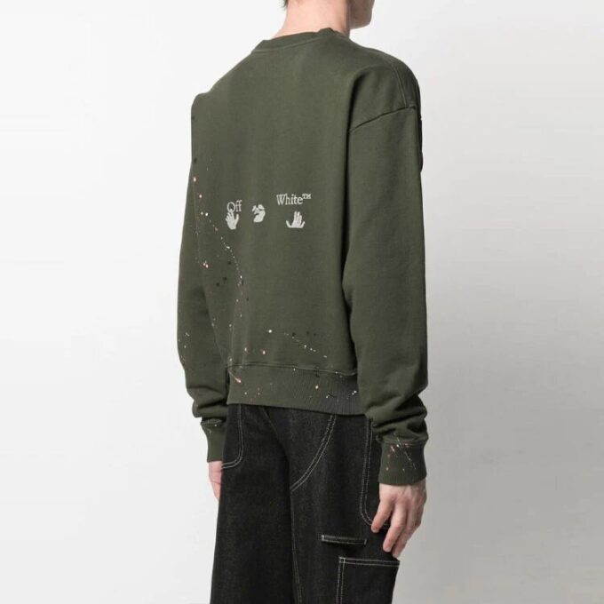 Men’ s SS21 Sports Sweatshirt Oversize Green