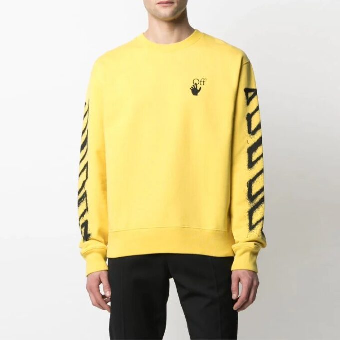 Men’ s SS21 Sports Sweatshirt Yellow