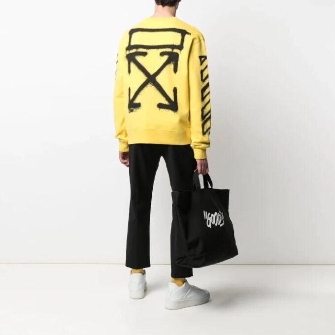 Men’ s SS21 Sports Sweatshirt Yellow