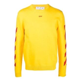 Men’ s SS21 Sweater Slim Fit Yellow