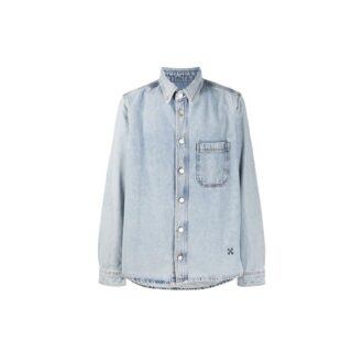 Mens Arrows Denim Long Sleeve Shirt