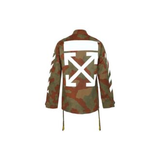Mens Arrows Sketch Camouflage Cotton Jacket