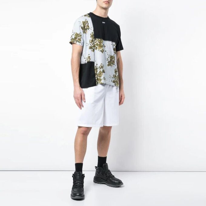 Mens Diagonal Stencil 99 Logo Mesh