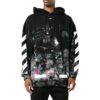 Mens Diagonal Stripes Logo Sweater