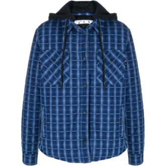 Mens Hoodie Jacket Long Sleeve Plaid