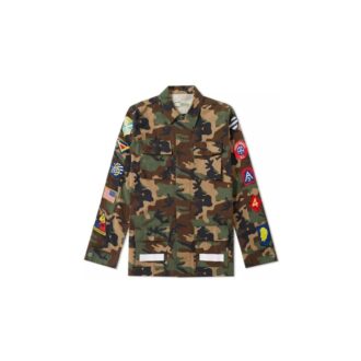 Mens Medal Camouflage Jacket
