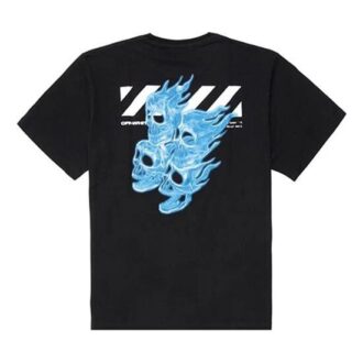Mens Skeleton Print Short Sleeve Oversized