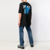 Mens Skeleton Print Short Sleeve Oversized