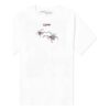 Mens Spider Arachno Arrow Print Sketch Logo Loose Short Sleeve