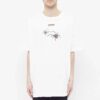 Mens Spider Arachno Arrow Print Sketch Logo Loose Short Sleeve