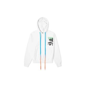 MENS Spray Blurred Oversized White
