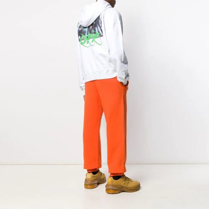 MENS Spray Blurred Oversized White