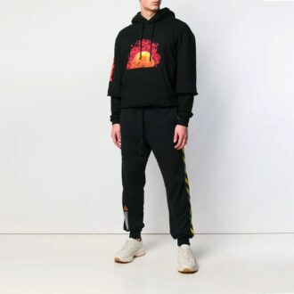 MENS SS19 Hands Street Style Plain Cotton Logo Black