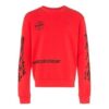 MENS SS19 “Impressionism” Crew Neck Cotton Logo Sweatshirt Red