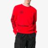MENS SS19 “Impressionism” Crew Neck Cotton Logo Sweatshirt Red