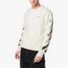 MENS SS19 Rear Logo Color Painting Diagonals Crew Sweat White